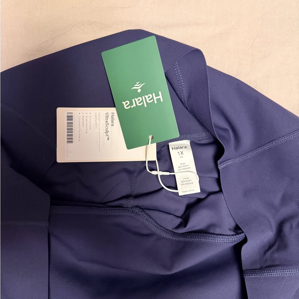 HALARA Deep Blue High-Waisted Leggings - Picture 5 of 8